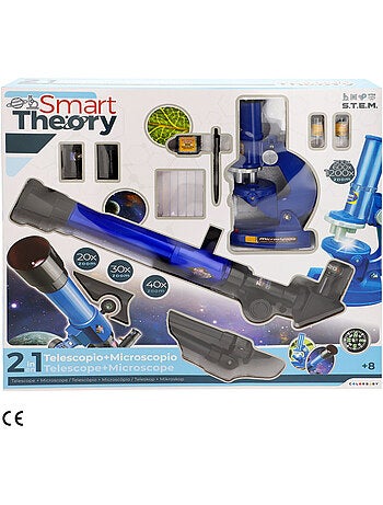 Set di telescopio e microscopio giocattolo smart theory