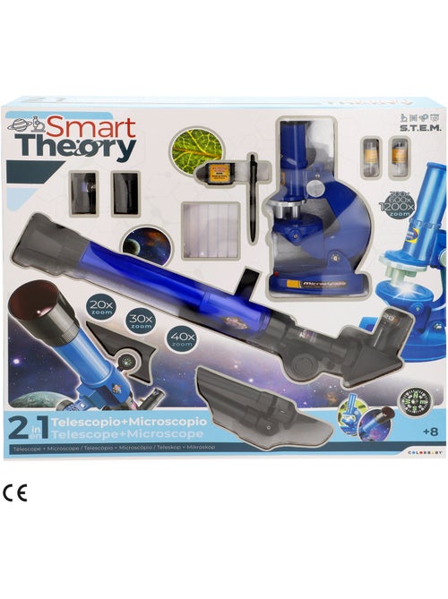 Set di telescopio e microscopio giocattolo smart theory - Kiabi