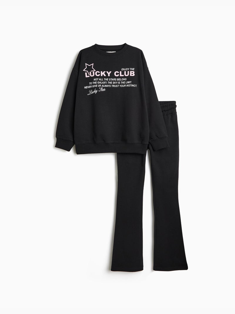 Set di terry, mo fashion Nero - Kiabi