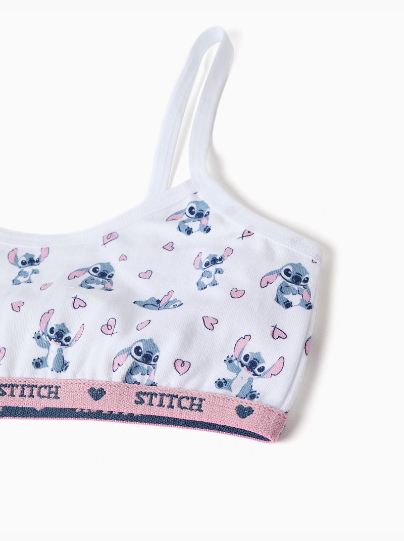 Set di top e slip con motivo stitch Bianco - Kiabi