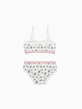 Set di top e slip con stitch e angel