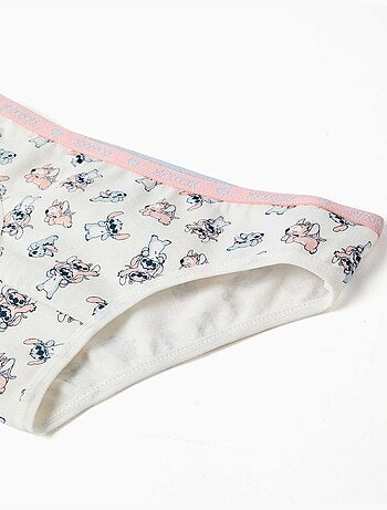 Set di top e slip con stitch e angel