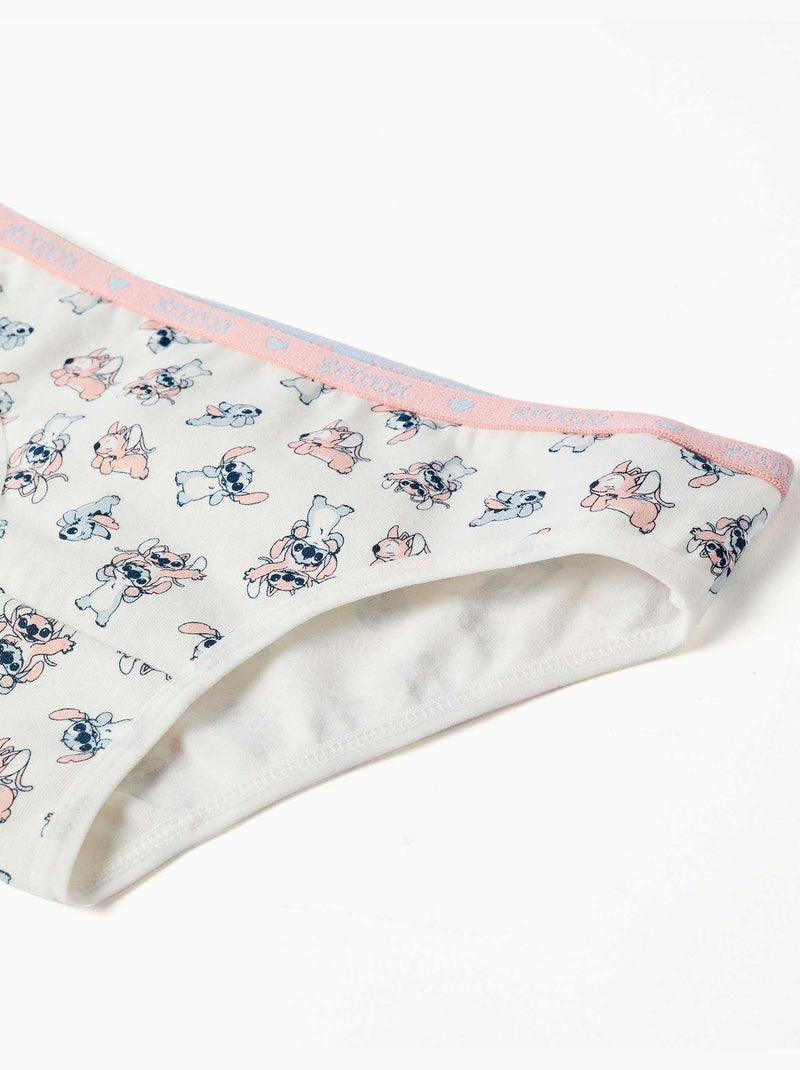 Set di top e slip con stitch e angel Beige chiaro - Kiabi