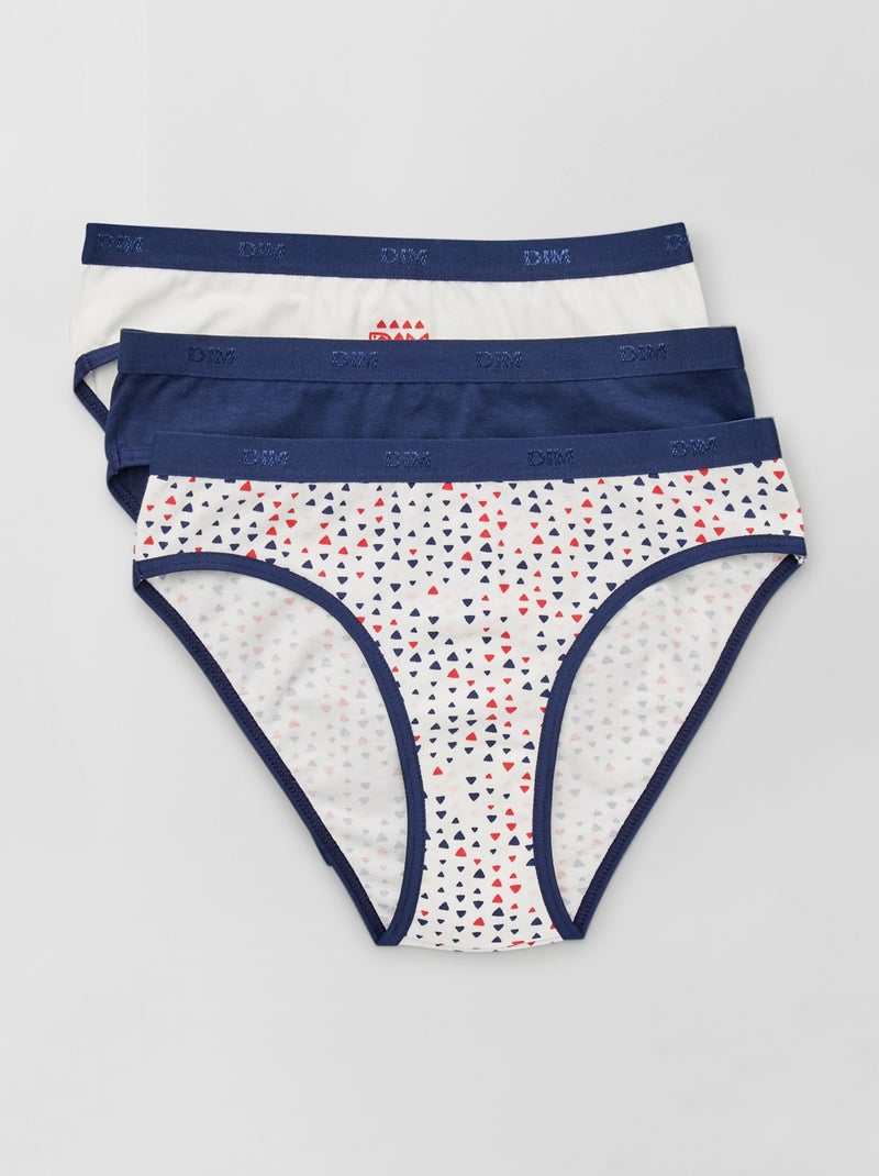 Set 'DIM' di 3 slip BLU - Kiabi