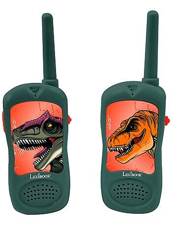 set Dinosaur avventura con walkie-talkie fino a 120 m, binocolo e bussola