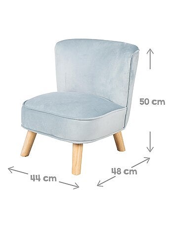 Set divanetto + poltroncina + cuscino decorativo a nuvola "Roba Lil Sofa