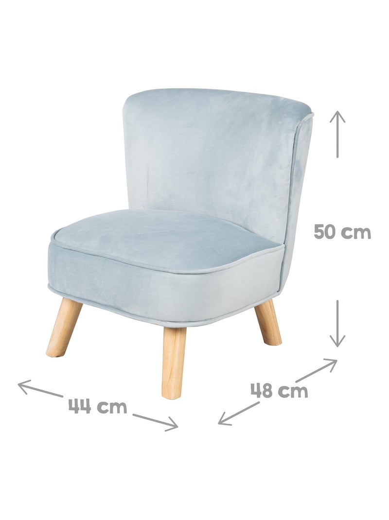 Set divanetto + poltroncina + cuscino decorativo a nuvola "Roba Lil Sofa" Blu chiaro - Kiabi