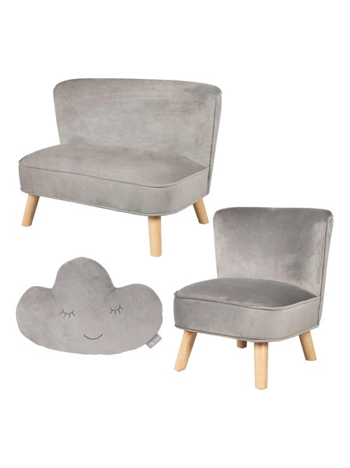 Set divanetto + poltroncina + cuscino decorativo a nuvola "Roba Lil Sofa" - Kiabi