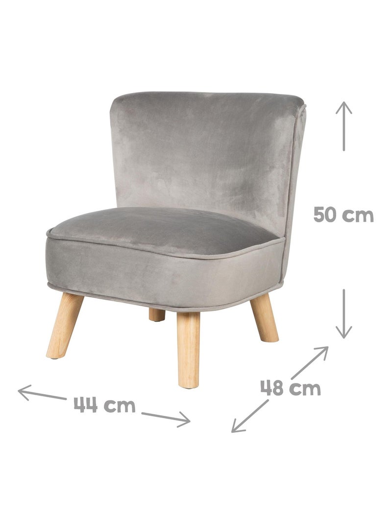 Set divanetto + poltroncina + cuscino decorativo a nuvola "Roba Lil Sofa" Grigio - Kiabi