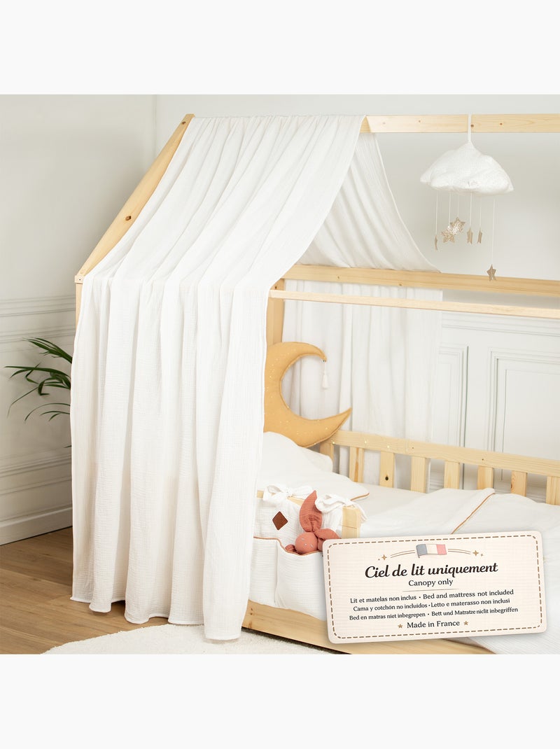 Set doppio baldacchino in cotone | sevira kids | sevira kids Bianco - Kiabi