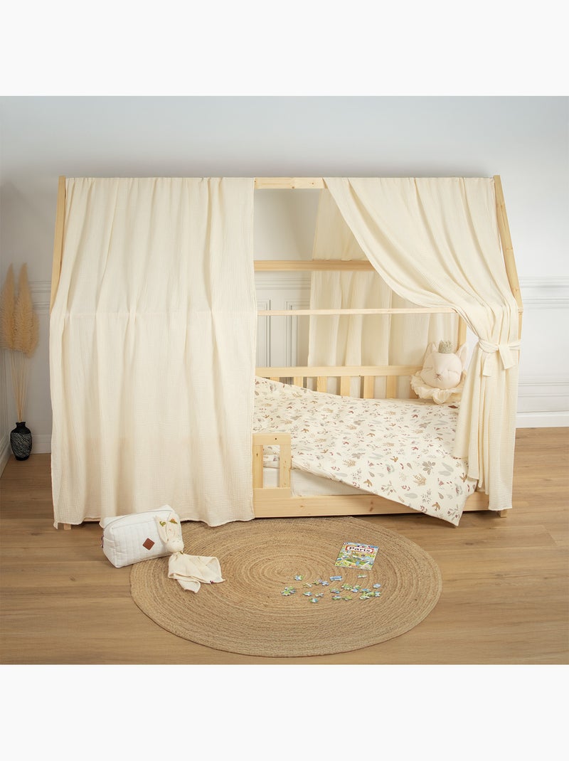 Set doppio baldacchino in cotone | sevira kids | sevira kids Ecru - Kiabi