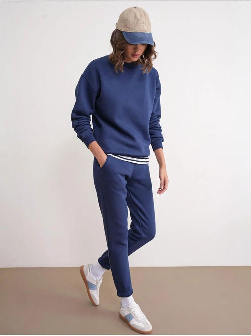 Set due pezzi basic con felpa e jogger mixray - Kiabi Set due pezzi basic con felpa e jogger mixray - Kiabi