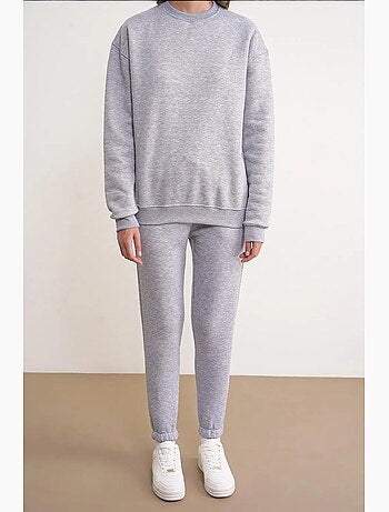 Set due pezzi basic con felpa e jogger mixray