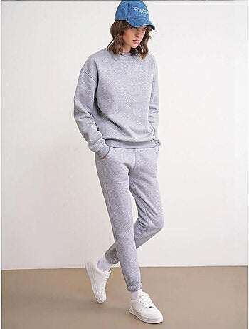 Set due pezzi basic con felpa e jogger mixray