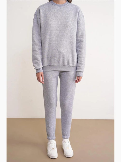 Set due pezzi basic con felpa e jogger mixray - Kiabi