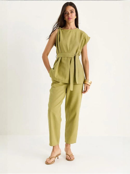 Set due pezzi blusa-pantaloni lucci - Kiabi Set due pezzi blusa-pantaloni lucci - Kiabi