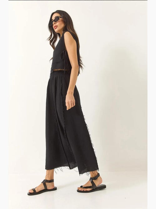 Set due pezzi con blusa e gonna testurizzate in mussola lucci - Kiabi