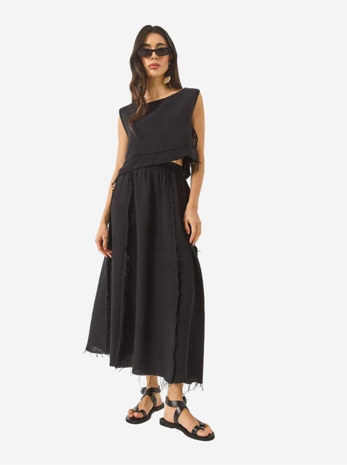 Set due pezzi con blusa e gonna testurizzate in mussola - Kiabi Set due pezzi con blusa e gonna testurizzate in mussola - Kiabi