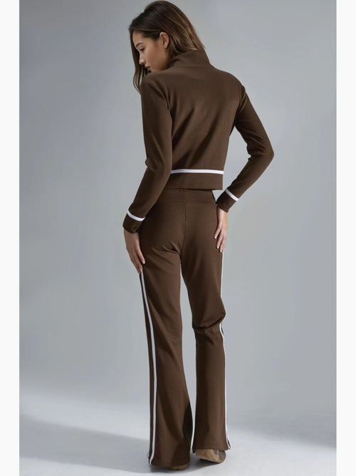 Set due pezzi con felpa con zip e pantaloni a zampa modal touch hiccup - Kiabi Set due pezzi con felpa con zip e pantaloni a zampa modal touch hiccup - Kiabi