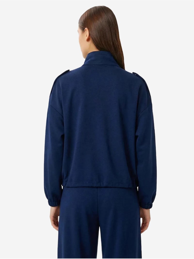 Set due pezzi con giacca con dettaglio tasca e pantaloni a gamba larga istanbul Blu marino - Kiabi