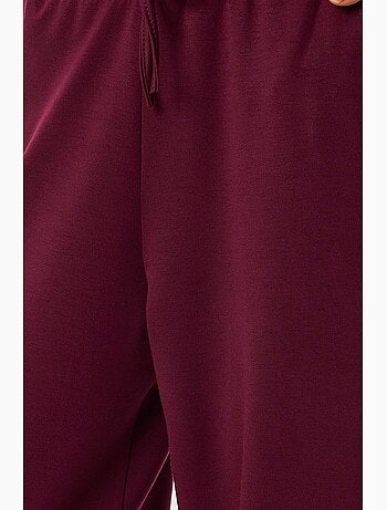 Set due pezzi con giacca con dettaglio tasca e pantaloni a gamba larga istanbul