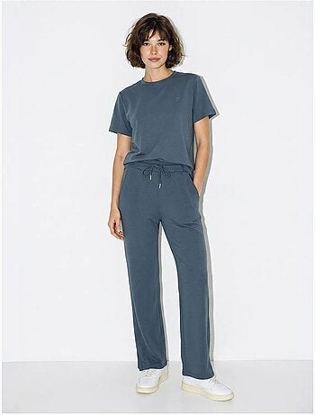 Set due pezzi con t-shirt e pantaloni a gamba ampia lucci