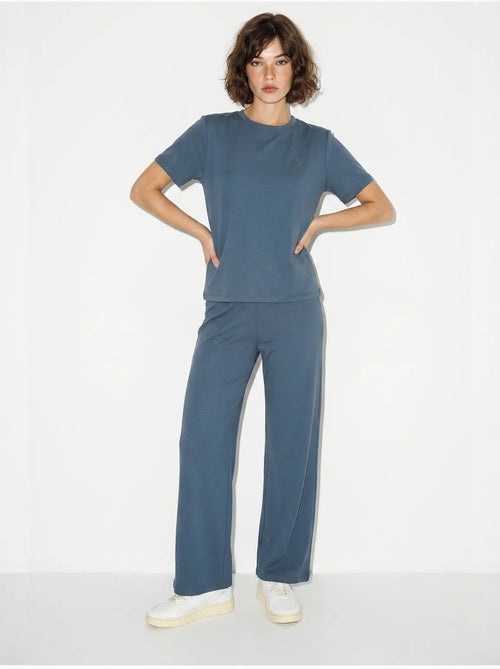 Set due pezzi con t-shirt e pantaloni a gamba ampia lucci - Kiabi Set due pezzi con t-shirt e pantaloni a gamba ampia lucci - Kiabi