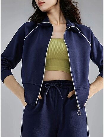 Set due pezzi felpa con zip e pantaloni modal touch hiccup
