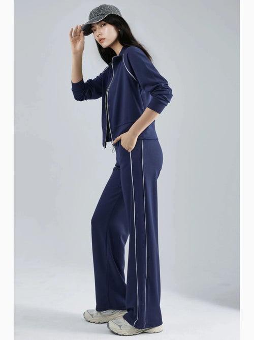 Set due pezzi felpa con zip e pantaloni modal touch hiccup - Kiabi