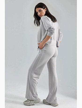 Set due pezzi felpa con zip e pantaloni modal touch hiccup