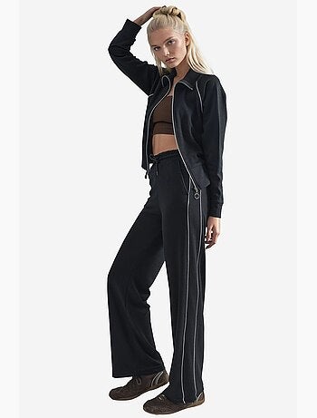 Set due pezzi felpa con zip e pantaloni modal touch hiccup