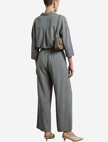 Set due pezzi in tencel con dettaglio a fiocco my fashion