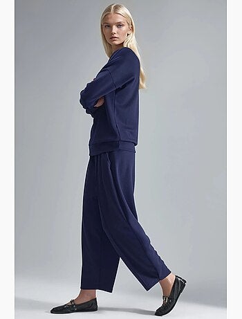 Set due pezzi modal touch con colletto con zip hiccup