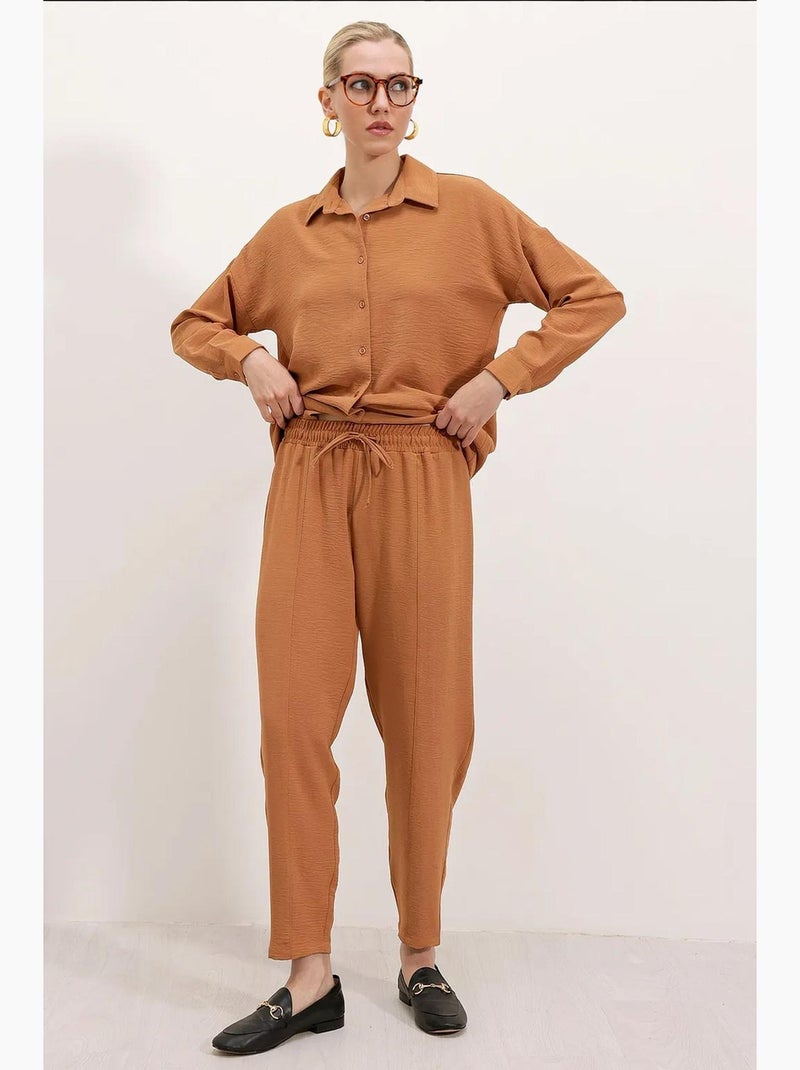 Set due pezzi oversize bdart Cammello - Kiabi