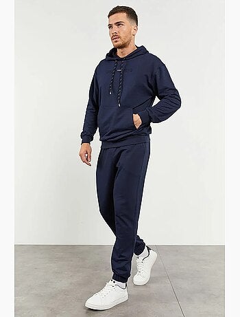 Set felpa con cappuccio oversize e pantaloni tommy