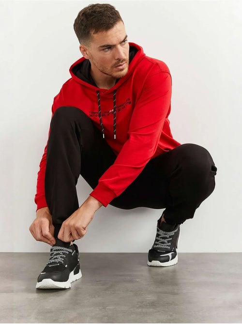 Set felpa con cappuccio oversize e pantaloni tommy - Kiabi Set felpa con cappuccio oversize e pantaloni tommy - Kiabi