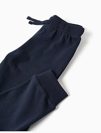 Set felpa e joggers spazzolati con stampa