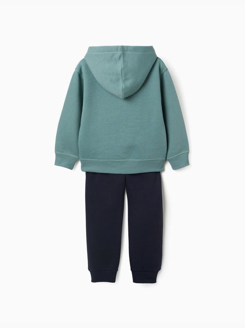 Set felpa e joggers spazzolati con stampa - Kiabi Set felpa e joggers spazzolati con stampa - Kiabi