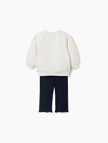 Set felpa e pantaloni in cotone