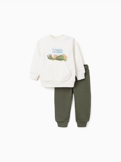 Set felpa e pantaloni in cotone - Kiabi