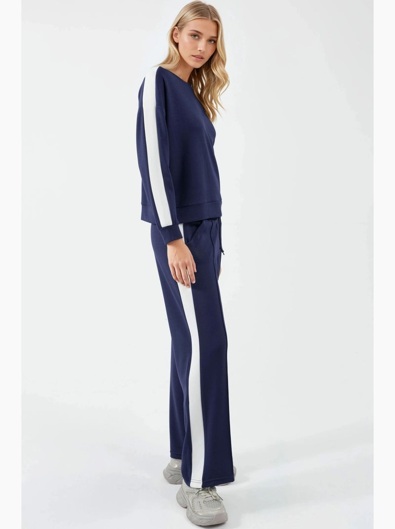 Set felpa e pantaloni regular fit modal touch hiccup Blu marino - Kiabi