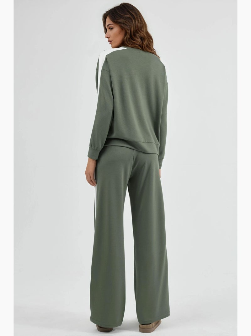 Set felpa e pantaloni regular fit modal touch hiccup Cachi - Kiabi