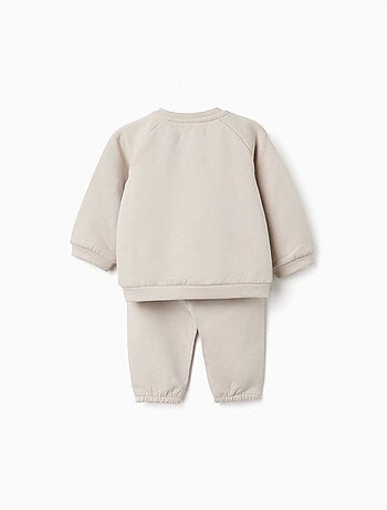 Set felpa e pantaloni spazzolati