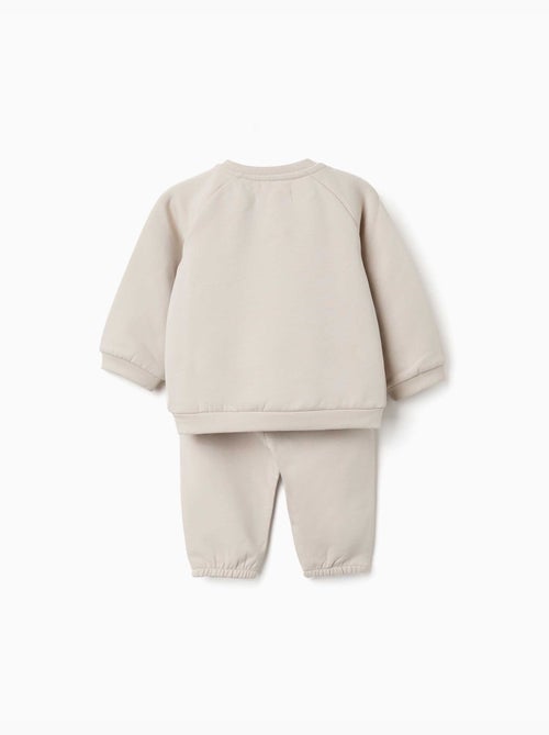 Set felpa e pantaloni spazzolati - Kiabi Set felpa e pantaloni spazzolati - Kiabi