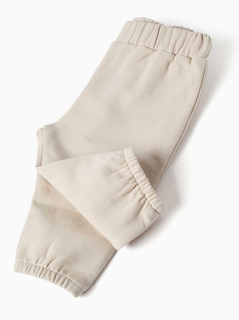 Set felpa e pantaloni spazzolati Grigio chiaro - Kiabi