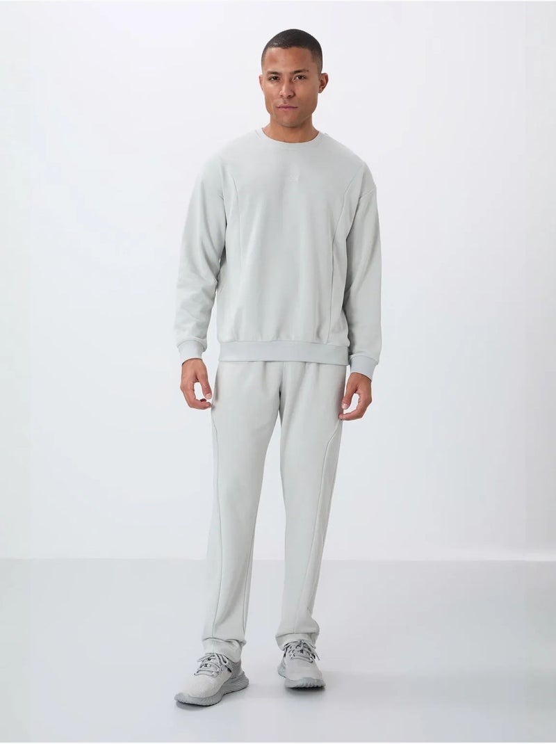 Set felpa in pile cotone-poliestere da uomo con felpa e pantaloni tommy Grigio chiaro - Kiabi