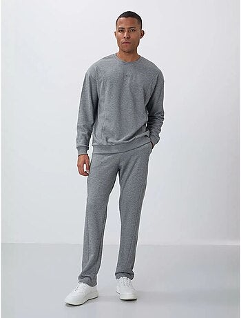 Set felpa in pile cotone-poliestere da uomo con felpa e pantaloni tommy