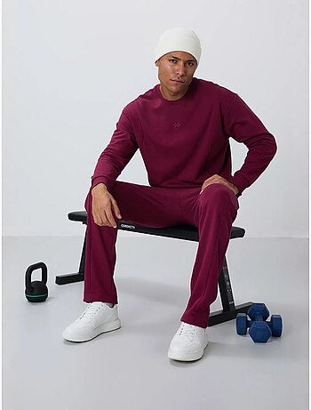 Set felpa in pile cotone-poliestere da uomo con felpa e pantaloni tommy