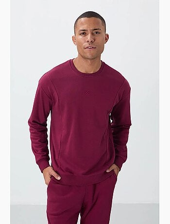 Set felpa in pile cotone-poliestere da uomo con felpa e pantaloni tommy