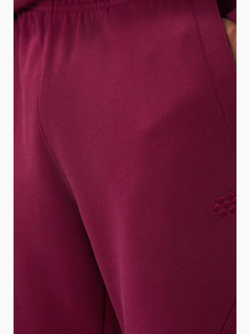 Set felpa in pile cotone-poliestere da uomo con felpa e pantaloni tommy Rosso bordeaux - Kiabi